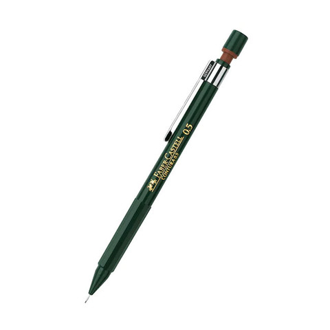Авт. молив Faber-Castell Grip 1345 0.5 mm Зелен