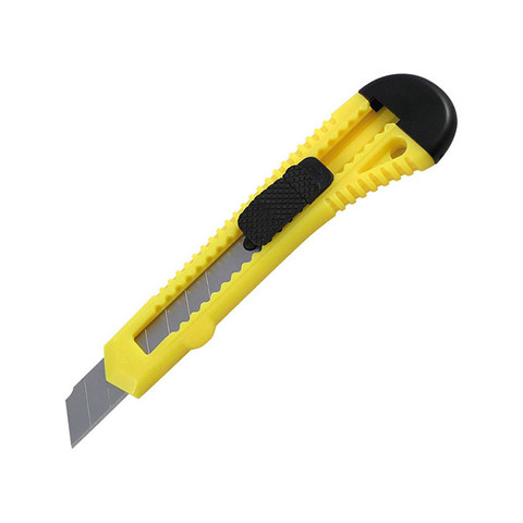 Макетен нож голям Delta Жълт 18 mm